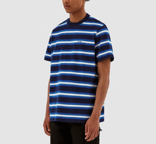 Load image into Gallery viewer, TÉRY STRIPES T-SHIRT BLUE