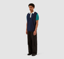 Load image into Gallery viewer, KOREN CONTRAST POLO NAVY