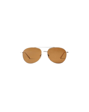 Load image into Gallery viewer, PILOT WITH BROWN LENS AND GOLD FRAME