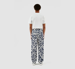 PAUL ABSTRACT NAVY/WHITE TROUSERS