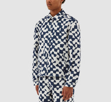Load image into Gallery viewer, JACKSON ABSTRACT NAVY/WHITE JACKET