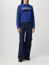 Load image into Gallery viewer, GRAPHIC O-NECK PULLLOVER STRONG BLUE