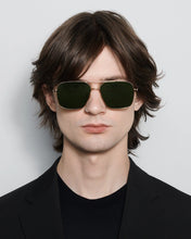Load image into Gallery viewer, AVIATOR WITH GREEN LENS AND GOLD FRAME
