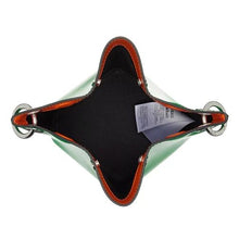 Load image into Gallery viewer, DIAMOND SMALL BUCKET BANNER BAG KELLY GREEN