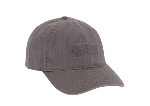 GANNI CAP DARK GREY