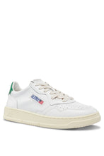 Load image into Gallery viewer, MEDALIST LOW SNEAKERS IN WHITE AND GREEN LEATHER UNISEX