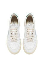 Load image into Gallery viewer, MEDALIST LOW SNEAKERS IN WHITE AND GREEN LEATHER UNISEX