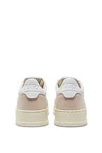 Load image into Gallery viewer, MEDALIST LOW SNEAKERS IN WHITE LEATHER AND BEIGE SUEDE