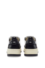 Load image into Gallery viewer, MEDALIST LOW BICOLOR SNEAKERS IN WHITE AND BLACK LEATHER
