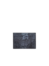 Load image into Gallery viewer, CARDHOLDER BLACK STONEWASH OSTRICH SHIN