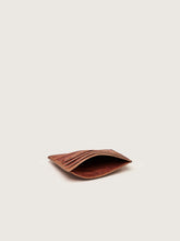 Load image into Gallery viewer, CARD HOLDER CHESTNUT ZEBRA, OSTRICH