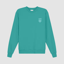 Load image into Gallery viewer, CONRAD HEART LOGO CREWNECK LAKE BLUE