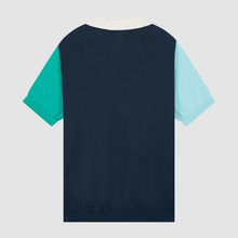 Load image into Gallery viewer, KOREN CONTRAST POLO NAVY