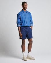 Load image into Gallery viewer, RELAXED SHORTS IN COTTON BLACK IRIS (NAVY)