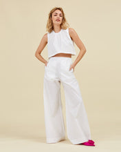 Load image into Gallery viewer, SUPER WOODY TROUSERS POPLIN WHITE
