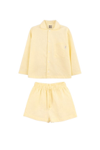 Load image into Gallery viewer, ADULT POPLIN SUMMER PYJAMA SET BUTTER
