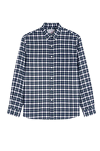 Load image into Gallery viewer, DAD'S SHIRT CHECK BLUE/WHITE