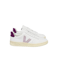 Load image into Gallery viewer, V-12 LEATHER WHITE PARME MAGENTA WOMEN