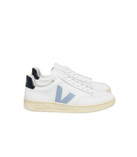 Load image into Gallery viewer, V-12 LEATHER WHITE STEEL NAUTICO WOMEN