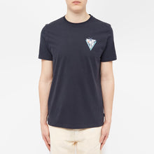 Load image into Gallery viewer, TEE-SHIRT PALM PRINT BLEU PANAME