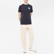 Load image into Gallery viewer, TEE-SHIRT PALM PRINT BLEU PANAME