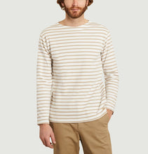 Load image into Gallery viewer, SAILOR T-SHIRT HOUAT WHITE/FLAX BEIGE