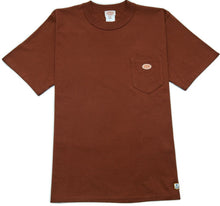 Load image into Gallery viewer, HERITAGE T-SHIRT WITH POCKET SEQUOIA BROWN