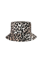 Load image into Gallery viewer, BUCKET HAT RECYCLED TECH FABRIC LEOPARD