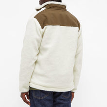 Load image into Gallery viewer, ZIPPED SHERPA JACKET OFF WHITE/KHAKI