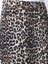 Load image into Gallery viewer, SKIRT PRINT DENIM LEOPARD