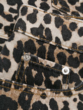 Load image into Gallery viewer, SKIRT PRINT DENIM LEOPARD
