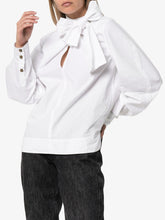 Load image into Gallery viewer, BLOUSE COTTON POPLIN BRIGHT WHITE