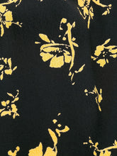 Load image into Gallery viewer, SHIRT DRESS PRINTED CREPE BLACK