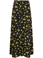 Load image into Gallery viewer, SKIRT PRINTED CREPE BLACK