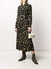 Load image into Gallery viewer, SKIRT PRINTED CREPE BLACK