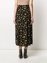Load image into Gallery viewer, SKIRT PRINTED CREPE BLACK
