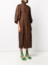 Load image into Gallery viewer, DRESS PRINTED COTTON POPLIN TOFFEE