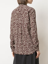Load image into Gallery viewer, SHIRT PRINTED CREPE CHOCOLATE