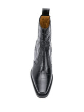Load image into Gallery viewer, ANKLE BOOTS WESTERN BLACK