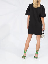 Load image into Gallery viewer, MINI DRESS HEAVY CREPE BLACK