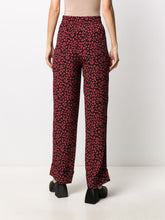 Load image into Gallery viewer, PANTS PRINTED CREPE BLACK/RED