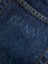 Load image into Gallery viewer, HIGH WAISTED BASIC DENIM JEANS DARK INDIGO