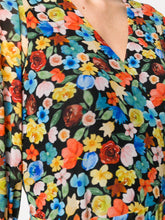 Load image into Gallery viewer, WRAP DRESS PRINTED MESH MULTICOLOUR