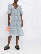 Load image into Gallery viewer, DRESS SEERSUCKER CHECK HEATHER