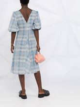 Load image into Gallery viewer, DRESS SEERSUCKER CHECK HEATHER