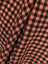 Load image into Gallery viewer, DRESS SEERSUCKER CHECK FLAME