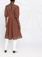 Load image into Gallery viewer, DRESS SEERSUCKER CHECK FLAME