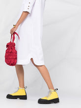 Load image into Gallery viewer, OVERSIZED SHIRT DRESS COTTON POPLIN BRIGHT WHITE