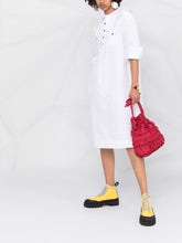 Load image into Gallery viewer, OVERSIZED SHIRT DRESS COTTON POPLIN BRIGHT WHITE