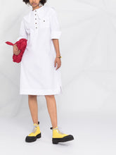 Load image into Gallery viewer, OVERSIZED SHIRT DRESS COTTON POPLIN BRIGHT WHITE